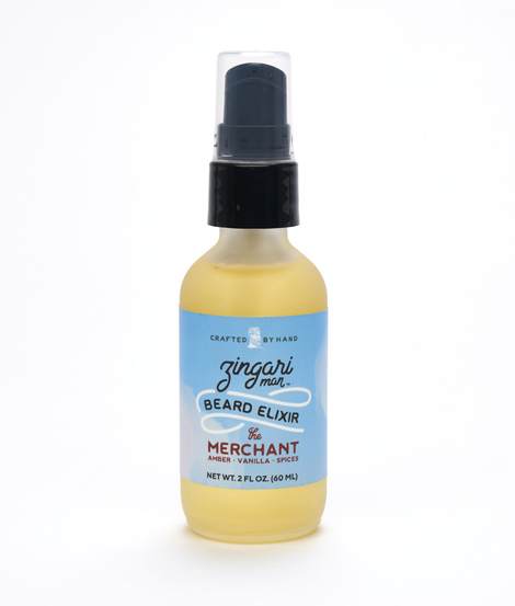 The Merchant Beard Elixir (2oz) - by Zingari Man Beard Oil Murphy and McNeil Store 