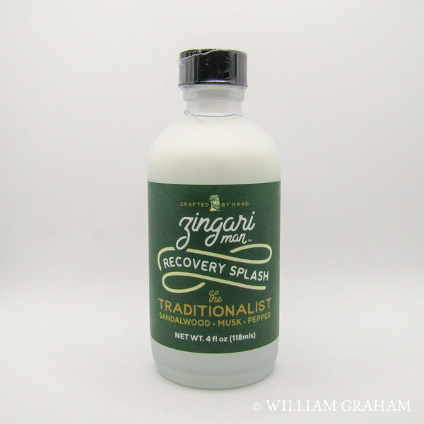 The Traditionalist Recovery Splash - by Zingari Man Aftershave Murphy and McNeil Store 