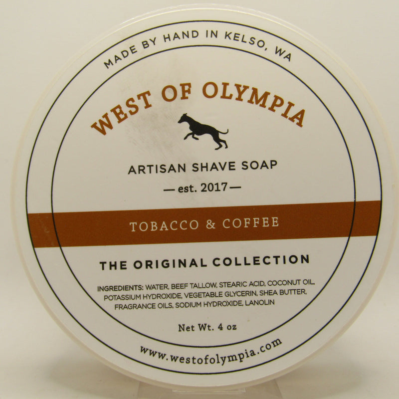 Tobacco Coffee Shaving Soap - by West of Olympia (Pre-Owned) Shaving Soap Murphy & McNeil Pre-Owned Shaving 