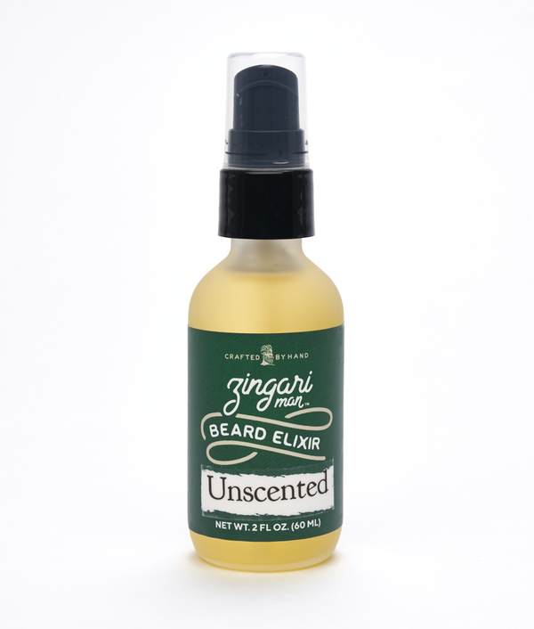 Unscented Beard Elixir (2oz) - by Zingari Man Beard Oil Murphy and McNeil Store 