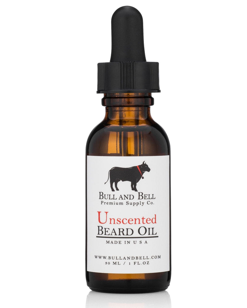 Unscented Beard Oil - by Bull and Bell Premium Supply Co. Beard Oil Murphy and McNeil Store 