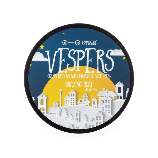 Vespers Shaving Soap (Omnibus) - by Barrister and Mann Shaving Soap Murphy and McNeil Store 