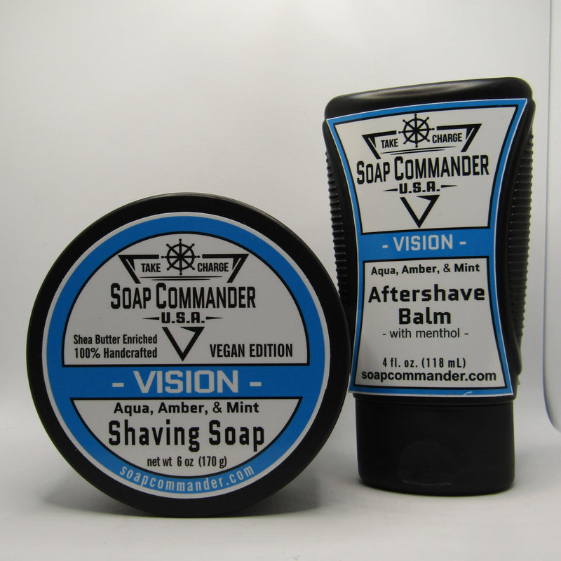 Vision Shaving Soap and Balm - by Soap Commander (Pre-Owned) Soap and Aftershave Bundle Murphy & McNeil Pre-Owned Shaving 