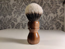 Walnut Wood Limited Edition Murphy and McNeil Shaving Brush (bulb 2) w/Free St. James Soap - by TonmiKo Shaving Brush Murphy and McNeil Store 