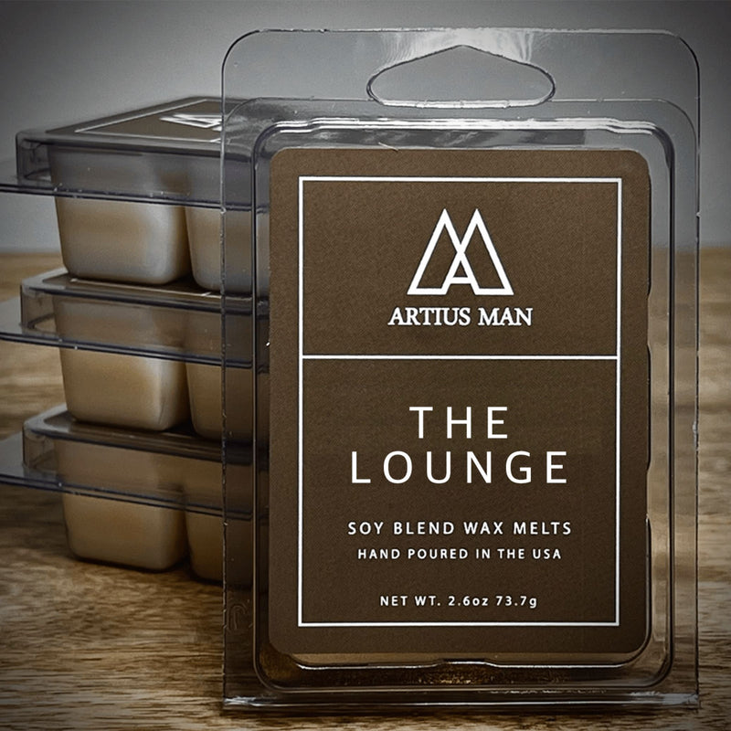 Soy Blend Wax Melts - The Lounge Candle Artius Man 
