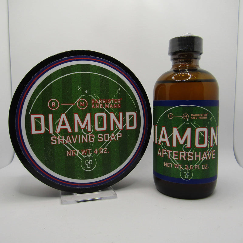 Diamond Shaving Soap and Splash - by Barrister and Mann (Pre-Owned) Soap and Aftershave Bundle Murphy & McNeil Pre-Owned Shaving 