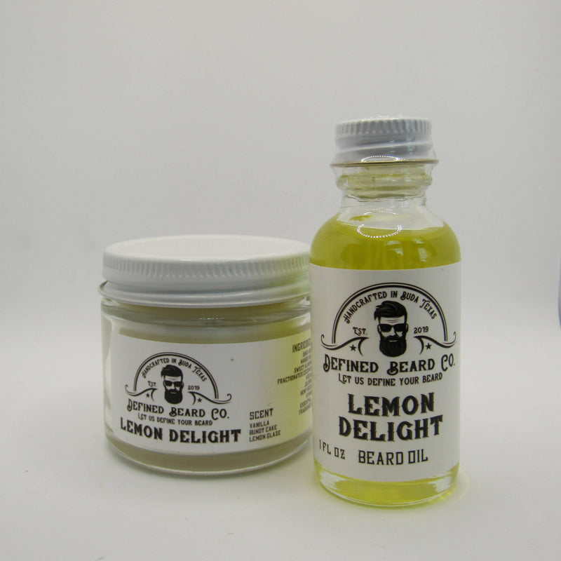 Lemon Delight Beard Butter and Oil - by Defined Beard Co. (Pre-Owned) Beard Butter & Oil Bundle Murphy & McNeil Pre-Owned Shaving 