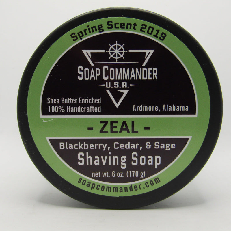 Zeal (6oz) Shaving Soap - by Soap Commander (Pre-Owned) Shaving Soap Murphy & McNeil Pre-Owned Shaving 