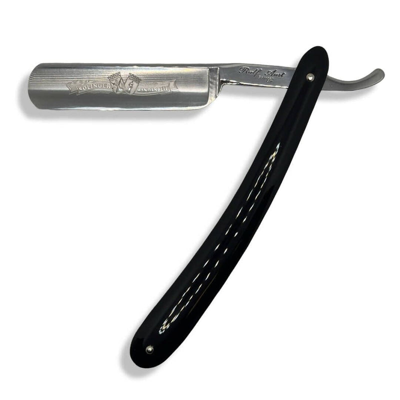 5/8" Round Tip Hollow Ground Straight Razor | Acrylic Scales - by Ralf Aust (Used) Straight Razor MM Consigns (CB) 