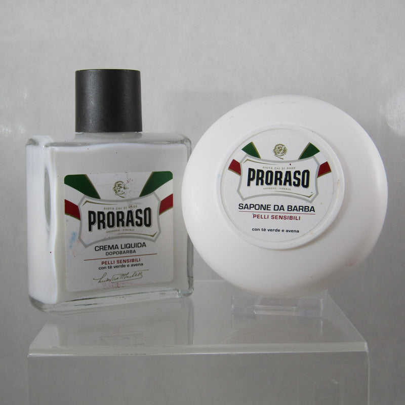 Proraso White Shaving Soap and Post-Shave Balm (Pre-Owned) Soap and Aftershave Bundle Murphy & McNeil Pre-Owned Shaving 