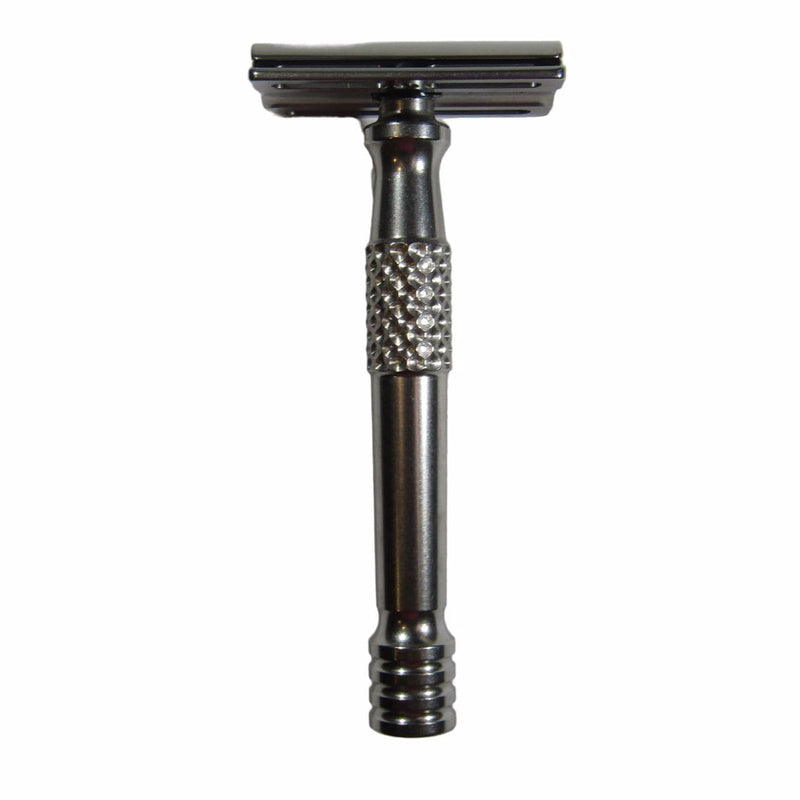 V2 Level 2 Stainless Steel Safety Razor - by Charcoal Goods (Pre-Owned) Safety Razor Murphy & McNeil Pre-Owned Shaving 