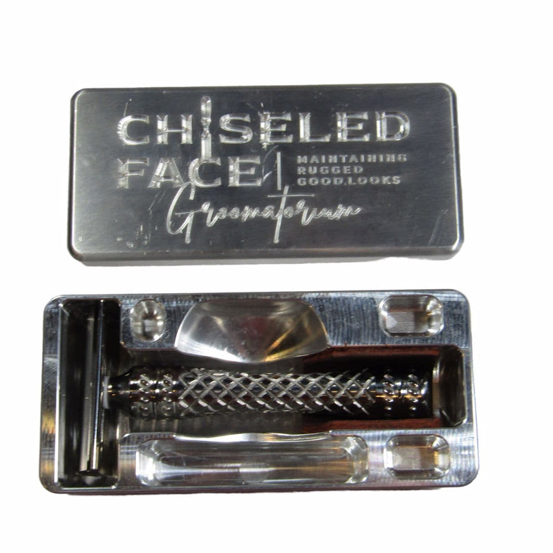 Titanium Legacy Razor with Imperial Handle - by Chiseled Face (Pre-Owned) Safety Razor Murphy & McNeil Pre-Owned Shaving 