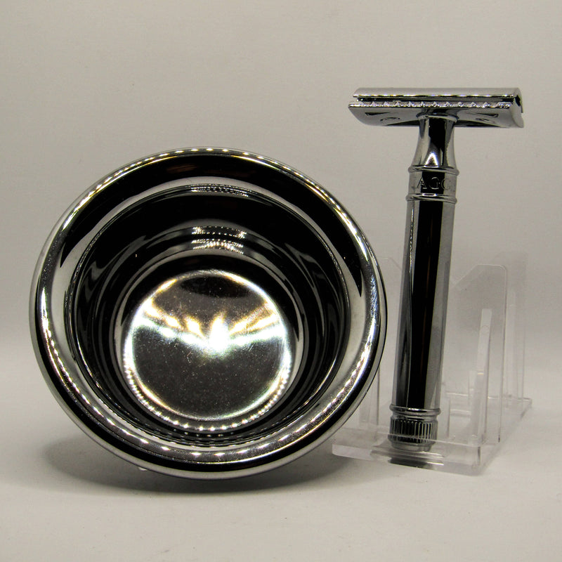 Edwin Jagger DE89 Safety Razor with Muhle Stainless Shave Bowl (Pre-Owned) Safety Razor Murphy & McNeil Pre-Owned Shaving 