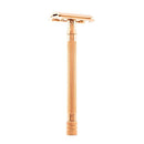 Double Edge Safety Razor, Straight Cut, Double Extra Long Handle, Gold - by Merkur Safety Razor Murphy and McNeil Store 