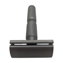 Titanium Matte Finish .68 Solid Bar Razor with Stand - by Timeless Razor (Pre-Owned) Safety Razor Murphy & McNeil Pre-Owned Shaving 