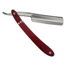 Straight Razor with Red Acrylic Handle - by Gold Dollar (Pre-Owned) Straight Razor Murphy & McNeil Pre-Owned Shaving 
