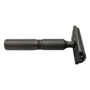 Titanium Matte Finish .68 Solid Bar Razor with Stand - by Timeless Razor (Pre-Owned) Safety Razor Murphy & McNeil Pre-Owned Shaving 