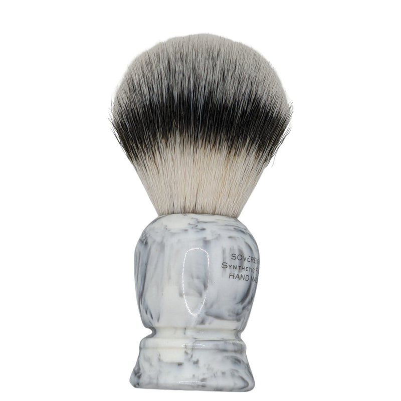 Special Edition Kensington Sovereign Grade Synthetic Fibre Gray Italian Marble Shaving Brush - by Simpsons (Pre-Owned) Shaving Brush Murphy & McNeil Pre-Owned Shaving 