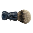 Blue Damascus Silvertip Badger (26mm) Shaving Brush - by Shavemac (Pre-Owned) Shaving Brush Murphy & McNeil Pre-Owned Shaving 
