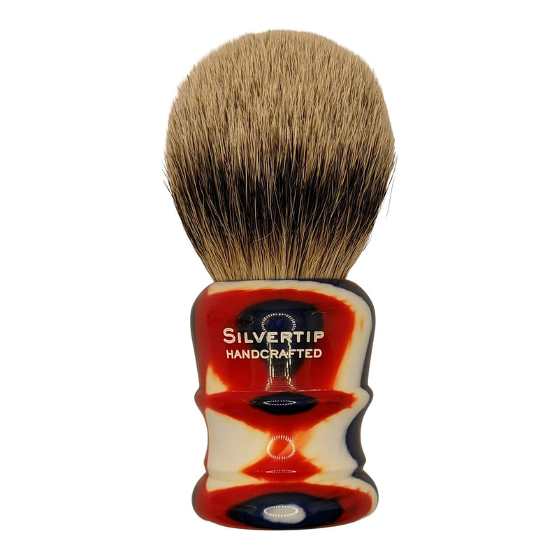 Red, White, and Blue Silvertip Badger (24mm) Shaving Brush - by Trufitt & Hill (Pre-Owned) Shaving Brush Murphy & McNeil Pre-Owned Shaving 