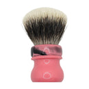 Limited Edition Pink/Black Shaving Brush (28mm) - by House of Mammoth (Pre-Owned) Shaving Brush Murphy & McNeil Pre-Owned Shaving 
