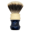 Cream & Deep Blue Shaving Brush (26mm, V7 Knot) - by That Darn Rob (Pre-Owned) Shaving Brush Murphy & McNeil Pre-Owned Shaving 