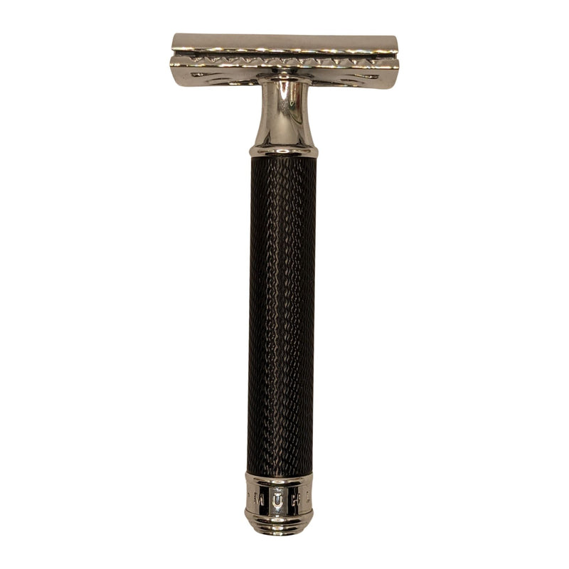 Traditional Black/Chrome Closed Comb Safety Razor - Muhle (Pre-Owned) Safety Razor Murphy & McNeil Pre-Owned Shaving 