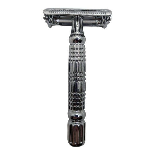 Chrome Plated DE Twist-to-Open Safety Razor - by Baili (Pre-Owned) Safety Razor Murphy & McNeil Pre-Owned Shaving 