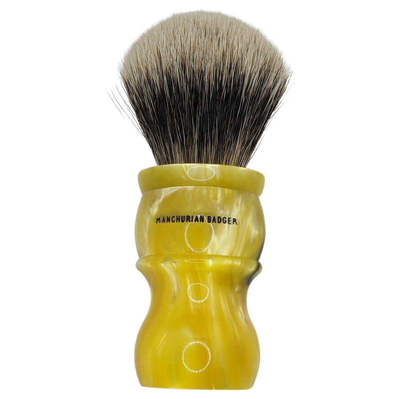 LE M7 Medallion Yellow Shaving Brush (23mm Manchurian Badger) - by Simpsons (Pre-Owned) Shaving Brush Murphy & McNeil Pre-Owned Shaving 