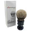 Blue Damascus Silvertip Badger (26mm) Shaving Brush - by Shavemac (Pre-Owned) Shaving Brush Murphy & McNeil Pre-Owned Shaving 