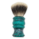 Green Swirl Shaving Brush (22mm ZT1 Badger) - by Mozingo Brushworks (Pre-Owned) Shaving Brush Murphy & McNeil Pre-Owned Shaving 