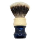 Cream & Deep Blue Shaving Brush (26mm, V7 Knot) - by That Darn Rob (Pre-Owned) Shaving Brush Murphy & McNeil Pre-Owned Shaving 