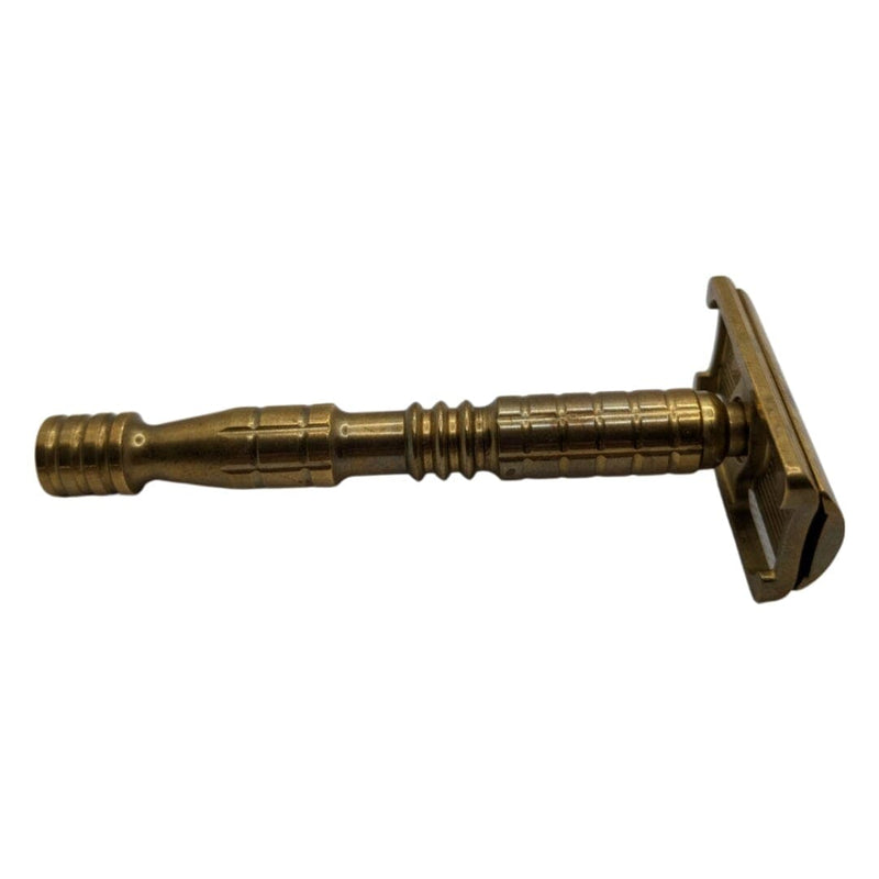 Tornado Brass Safety Razor with Level 2 and 3 Plates - by Charcoal Goods (Pre-Owned) Safety Razor Murphy & McNeil Pre-Owned Shaving 