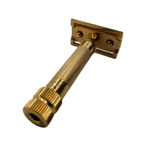 34G Double Edge Safety Razor (Gold) - by Merkur (Pre-Owned) Safety Razor Murphy & McNeil Pre-Owned Shaving 