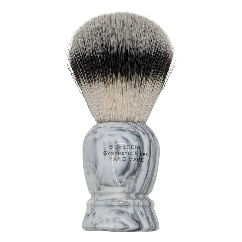 Special Edition Kensington Sovereign Grade Synthetic Fibre Gray Italian Marble Shaving Brush - by Simpsons (Pre-Owned) Shaving Brush Murphy & McNeil Pre-Owned Shaving 