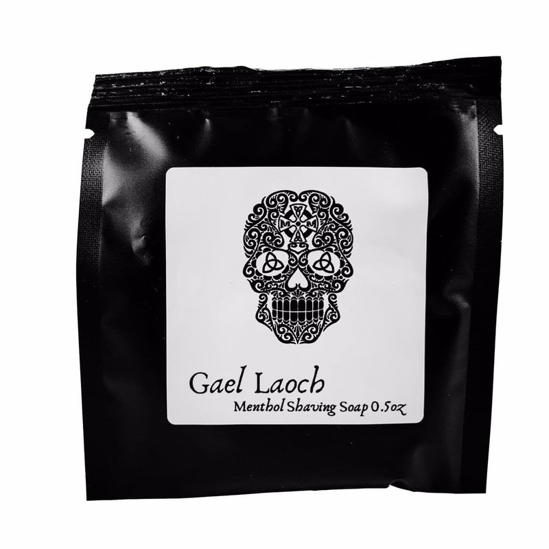 Gael Laoch Shaving Soap WHITE V2 (FROST Edition Cooling) Shaving Soap Murphy and McNeil Store 0.5oz Sample Pouch 