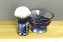 Shaving Brush and Bowl Set, Traditional Wet Shave, Care Package for Him, THICC BOI Ergonomic Design New Shaving Product Bundle KnotsAndFibers 
