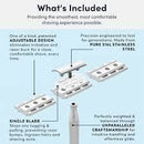Rockwell Razors 6S Adjustable Stainless Steel Safety Razor Safety Razor Murphy and McNeil Store 