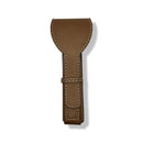 Brown Faux Leather Safety Razor Case - (Pre-Owned) Cases and Dopp Bags Murphy & McNeil Pre-Owned Shaving 