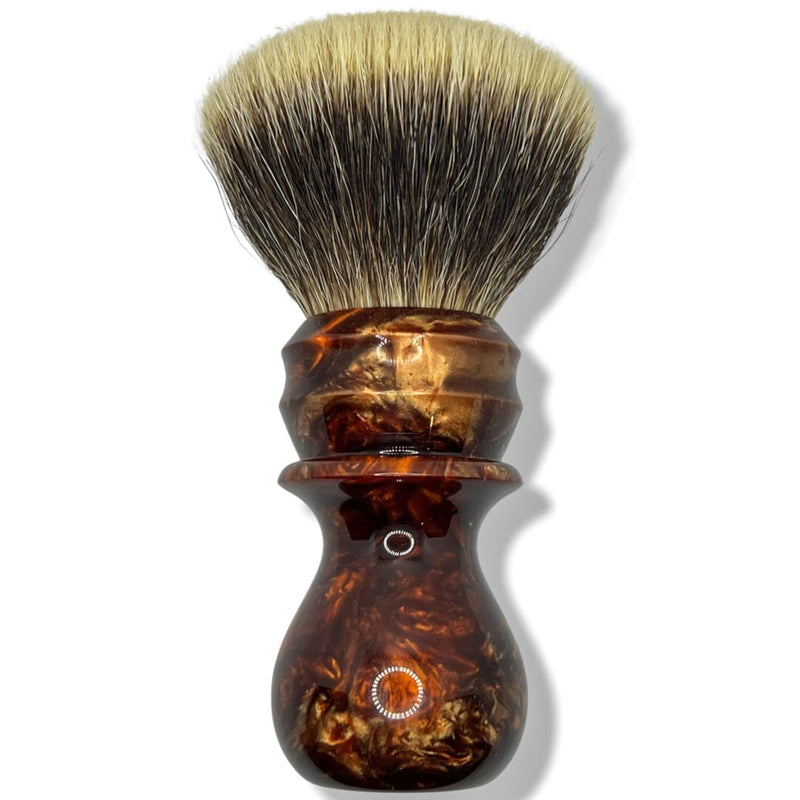 Lava Handle Shaving Brush with Maggard SHD Knot (28mm) - by Turn N Shave (Pre-Owned) Shaving Brush Murphy & McNeil Pre-Owned Shaving 