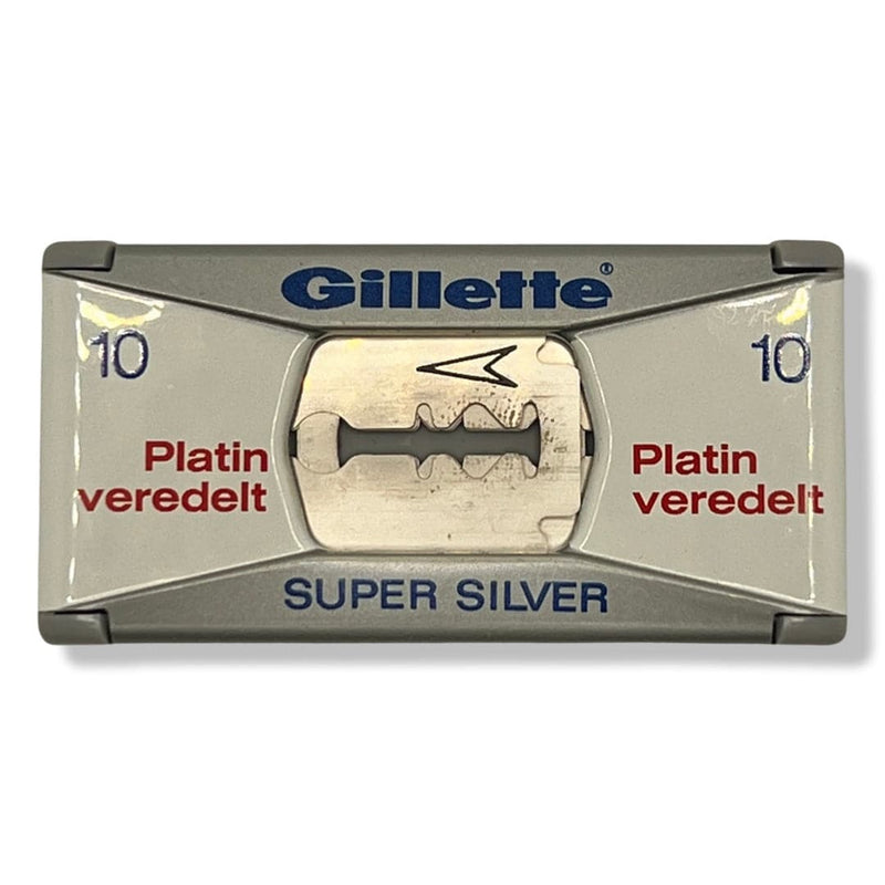 Gillette Super Silver Razor Blades (NOS - Germany) - (Vintage Pre-Owned) Razor Blades Murphy & McNeil Pre-Owned Shaving 