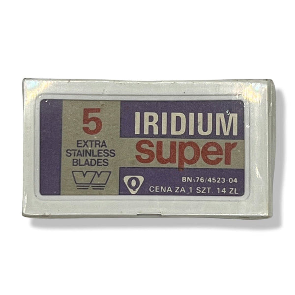 Wizamet Super Iridium Blades (5 Blades) NOS - (Pre-Owned) Razor Blades Murphy & McNeil Pre-Owned Shaving 