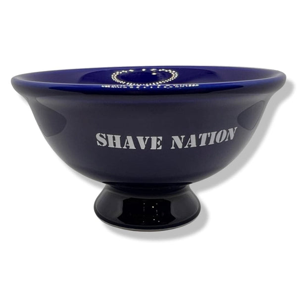Midnight Blue Ceramic Lather Bowl - by Shave Nation (Pre-Owned) Shaving Bowls and Mugs Murphy & McNeil Pre-Owned Shaving 