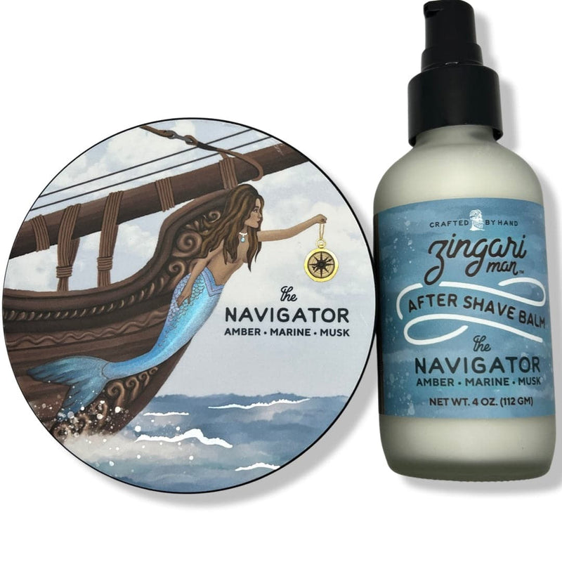 The Navigator Shaving Soap and Balm - by Zingari Man (Pre-Owned) Shaving Cream Murphy & McNeil Pre-Owned Shaving 