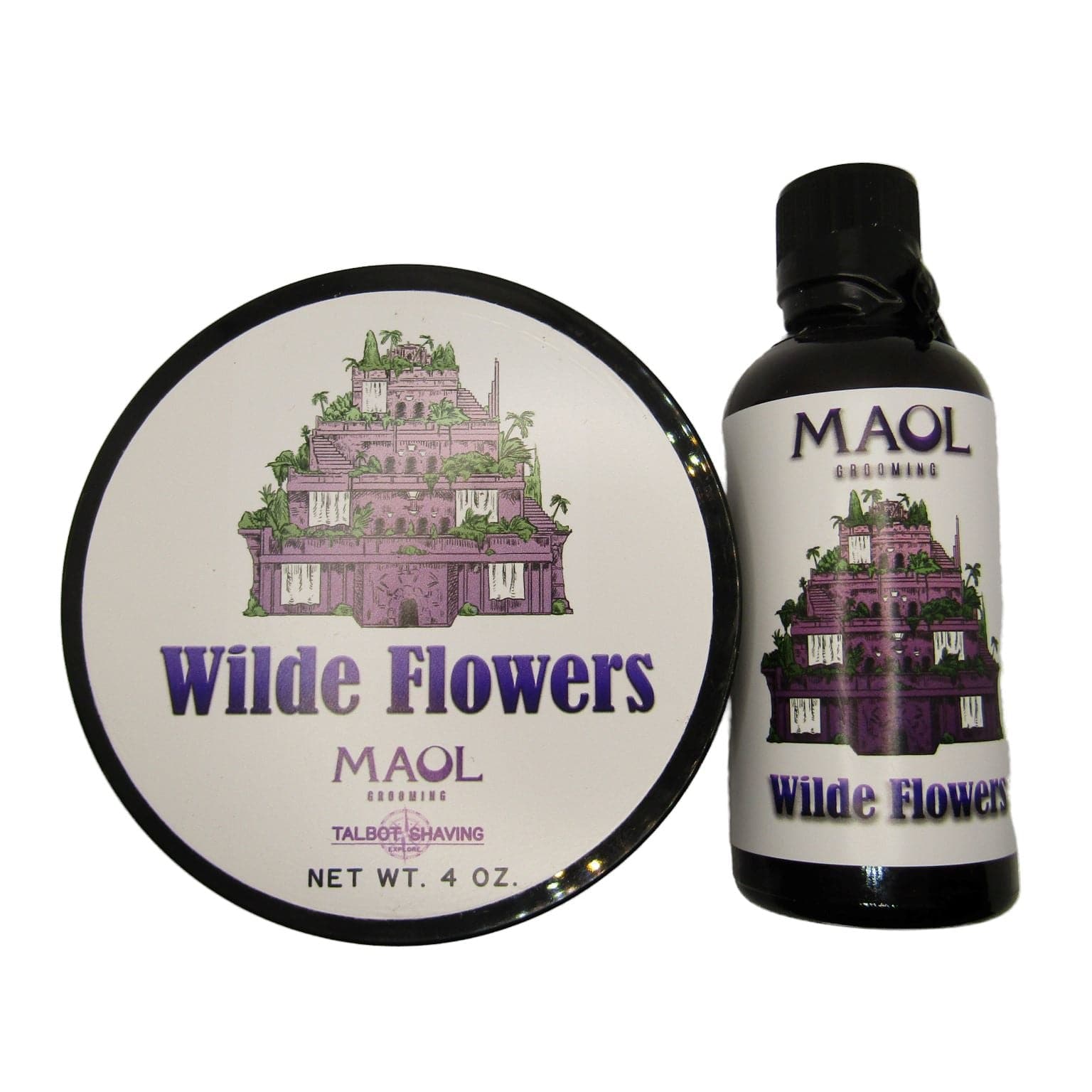 Wilde Flowers Shaving Soap and Splash - by Talbot/Maol (Pre-Owned) Shaving Soap Murphy & McNeil Pre-Owned Shaving 