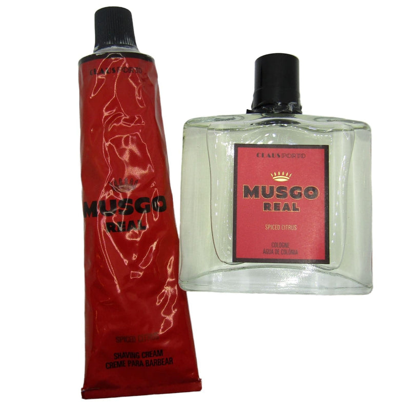 Musgo Real Spiced Citrus Shaving Cream and Cologne Splash - by Claus Porto (Pre-Owned) Shaving Cream Murphy & McNeil Pre-Owned Shaving 