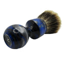 Blue and Gray Infinity Shaving Brush (26mm Fan) - by West Coast Shaving (Pre-Owned) Shaving Brush Murphy & McNeil Pre-Owned Shaving 