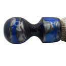 Blue and Gray Infinity Shaving Brush (26mm Fan) - by West Coast Shaving (Pre-Owned) Shaving Brush Murphy & McNeil Pre-Owned Shaving 