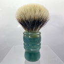 Aqua Gray/Blue Shaving Brush ~26mm - by PennelloCavallo (Pre-Owned) Shaving Brush Murphy & McNeil Pre-Owned Shaving 