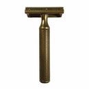 Christopher Bradley Brass (Closed Comb D) Safety Razor with 3" Handle - by Karve (Pre-Owned) Safety Razor Murphy & McNeil Pre-Owned Shaving 